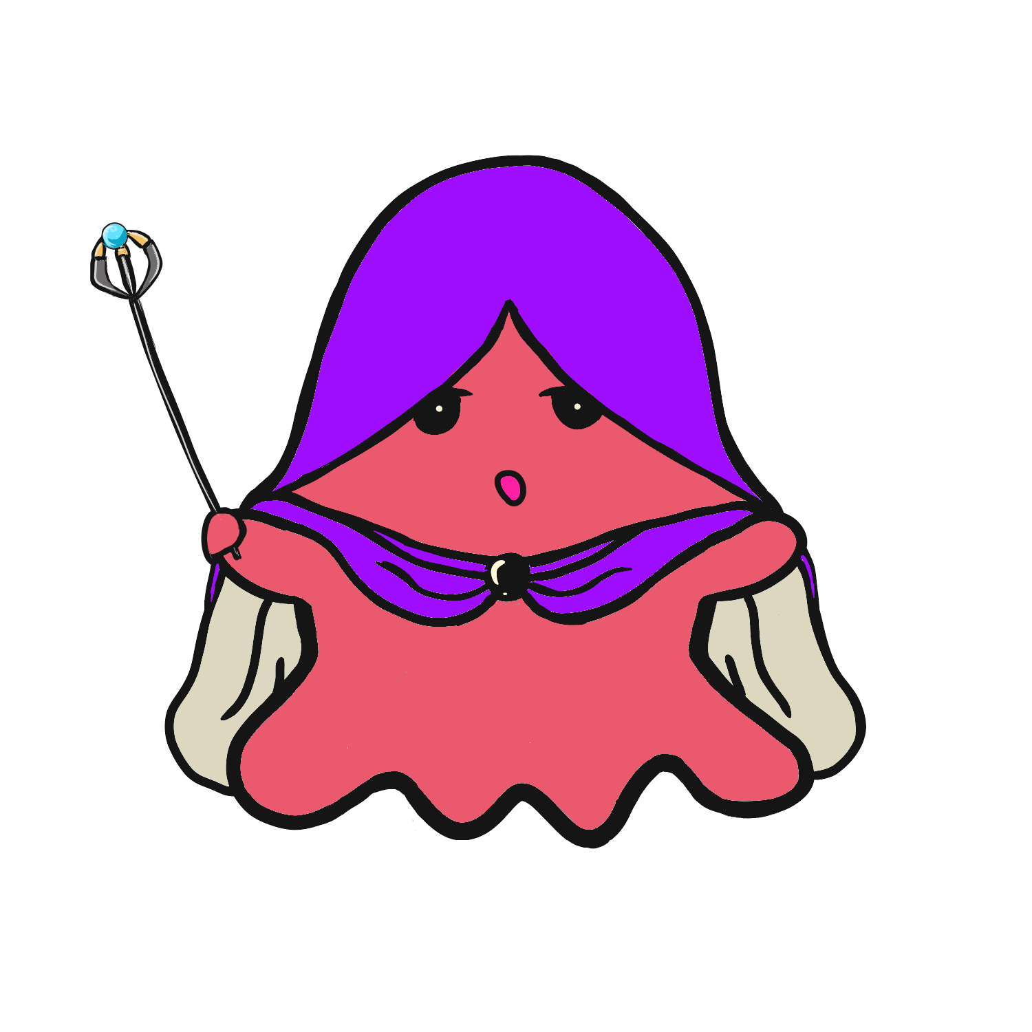 魔法を使うタコ